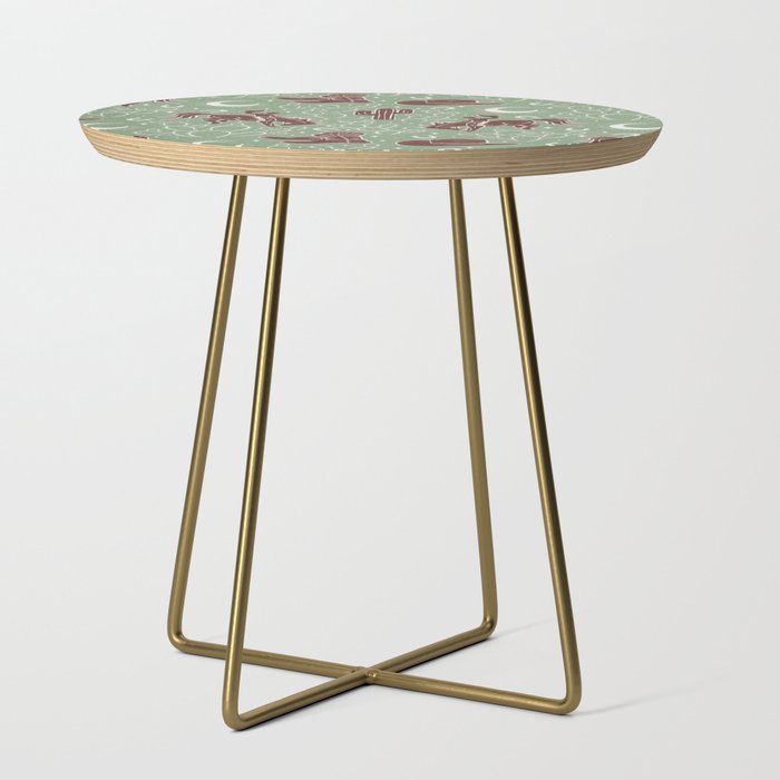 Cowboys and Cacti - sage Side Table Gallery Image 1