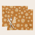 Hidden cat 44o Autumn flowers fall Placemat Gallery Image 1