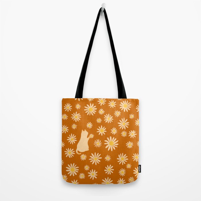 Hidden cat 44o Autumn flowers fall Tote Bag Gallery Image 2