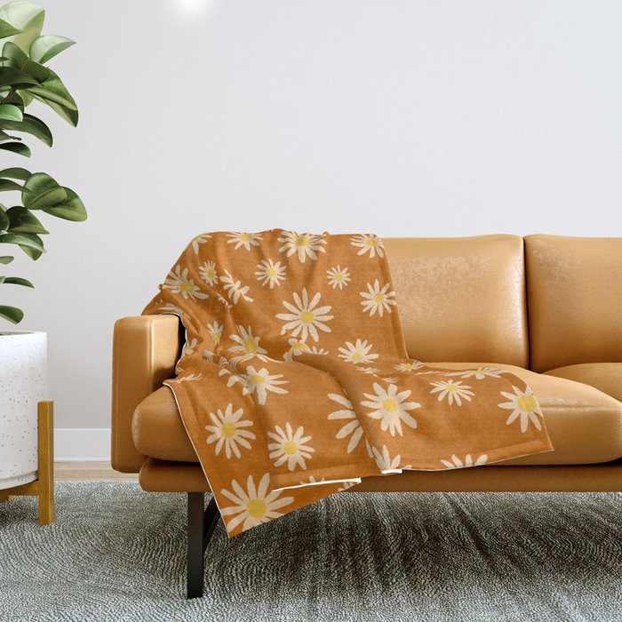 Hidden cat 44o Autumn flowers fall Throw Blanket Gallery Image 1