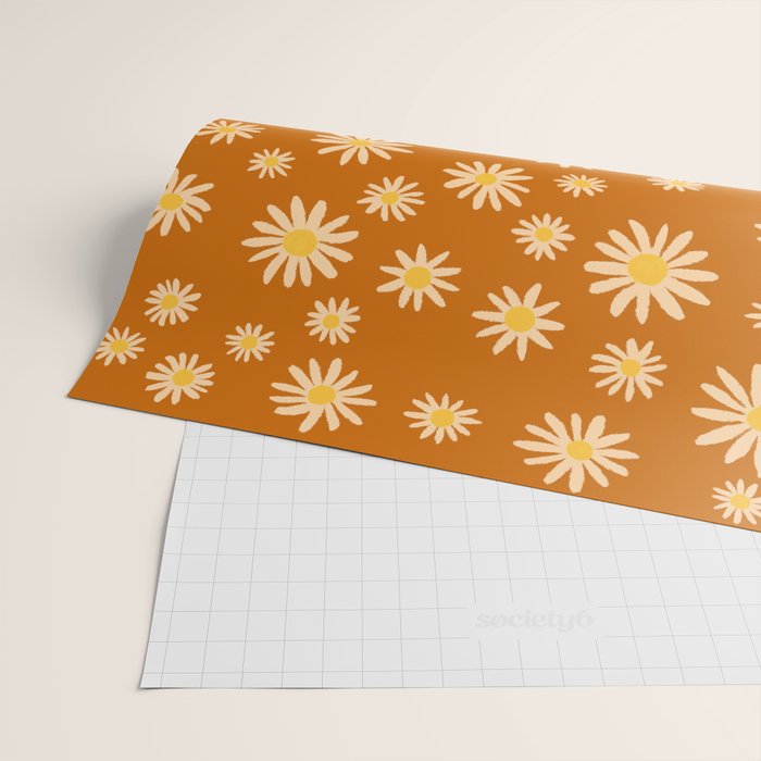 Hidden cat 44o Autumn flowers fall Wrapping Paper Gallery Image 2