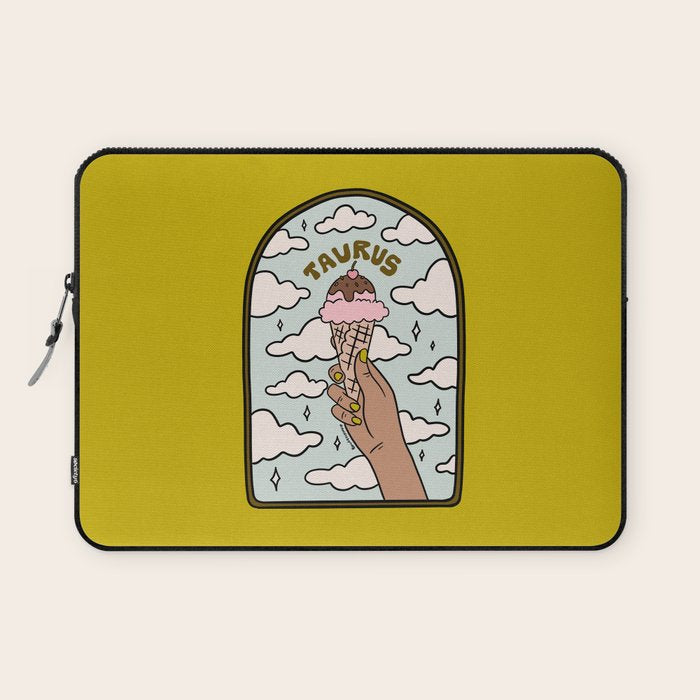 Taurus Ice cream Laptop Sleeve Gallery Image 1
