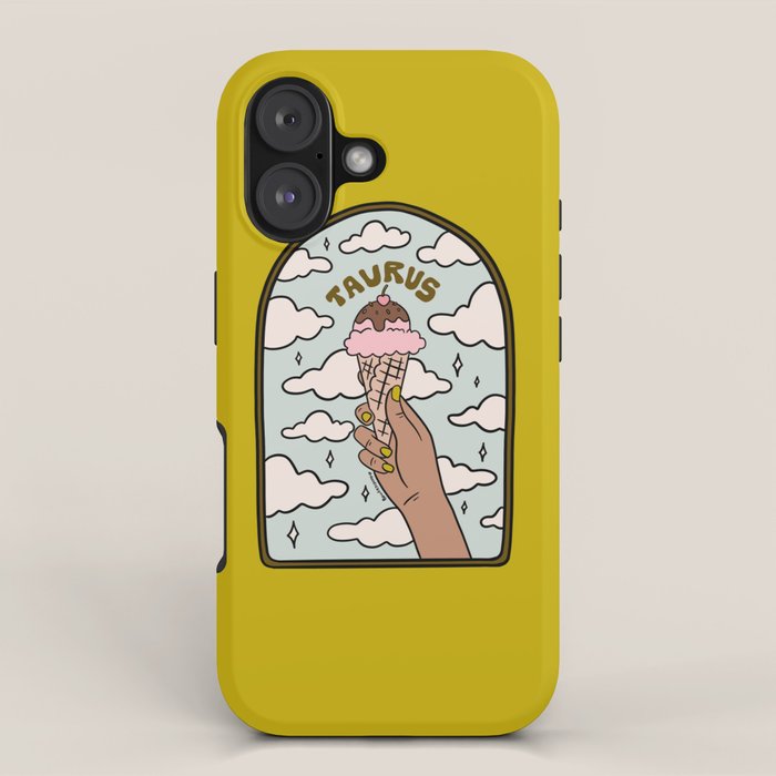 Taurus Ice cream iPhone Case Gallery Image 1