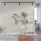 "I'm So Happy" - Dog Wall Mural Gallery Image 1