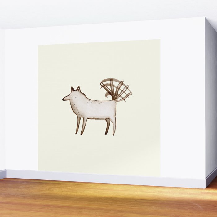 "I'm So Happy" - Dog Wall Mural Gallery Image 2