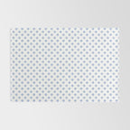 Small Distressed Block Print - Cobalt Rug Gallery Image 2