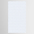 Small Distressed Block Print - Cobalt Tablecloth Gallery Image 2