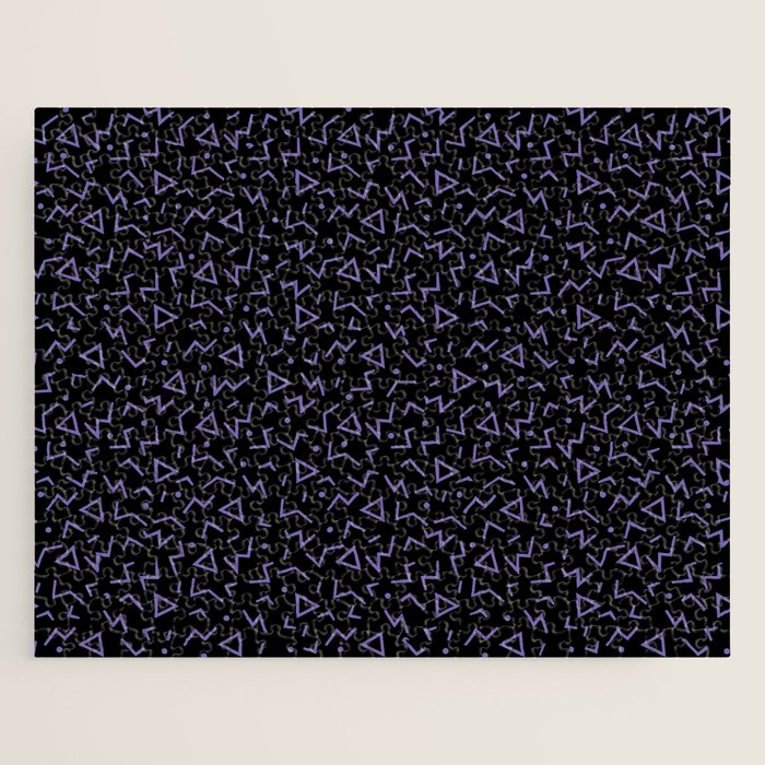 Memphis Pattern 15 - 80s Retro Jigsaw Puzzle Gallery Image 1
