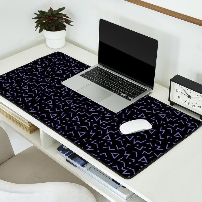 Memphis Pattern 15 - 80s Retro Desk Mat Gallery Image 2