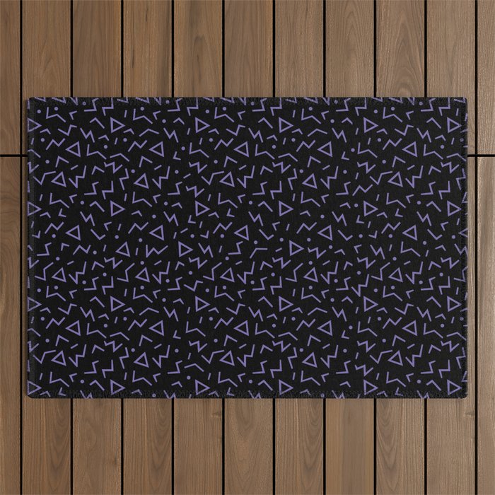 Memphis Pattern 15 - 80s Retro Outdoor Rug Gallery Image 1