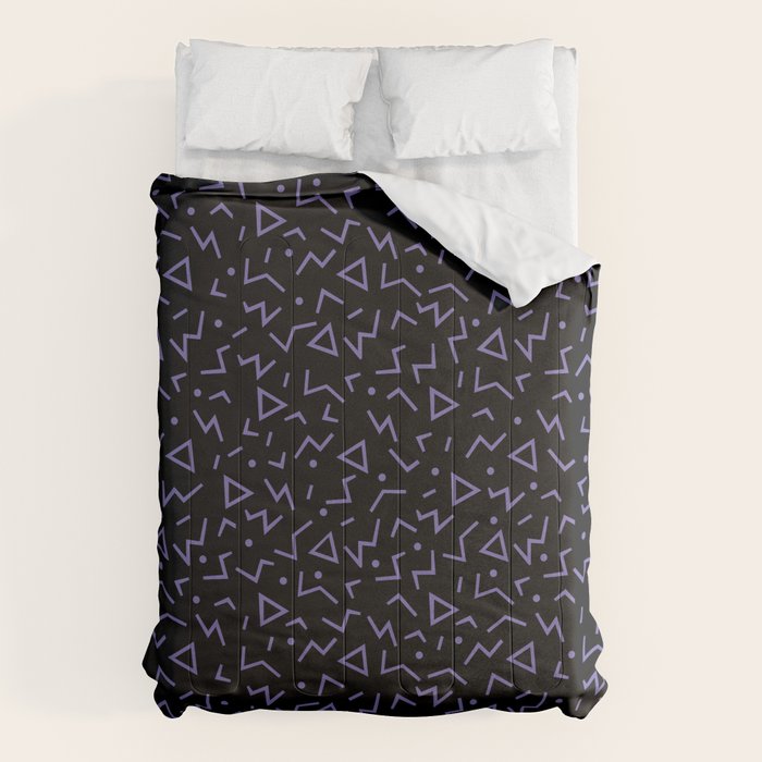 Memphis Pattern 15 - 80s Retro Comforter Gallery Image 6