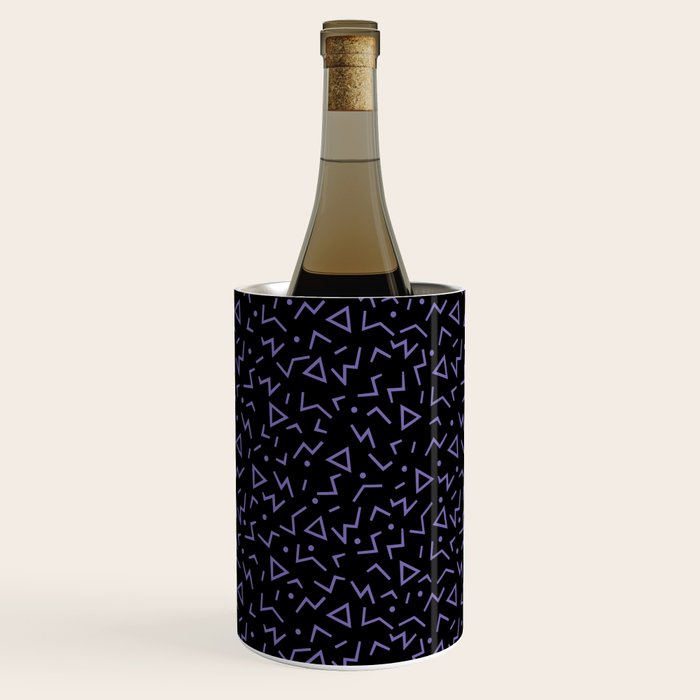 Memphis Pattern 15 - 80s Retro Wine Chiller Gallery Image 1