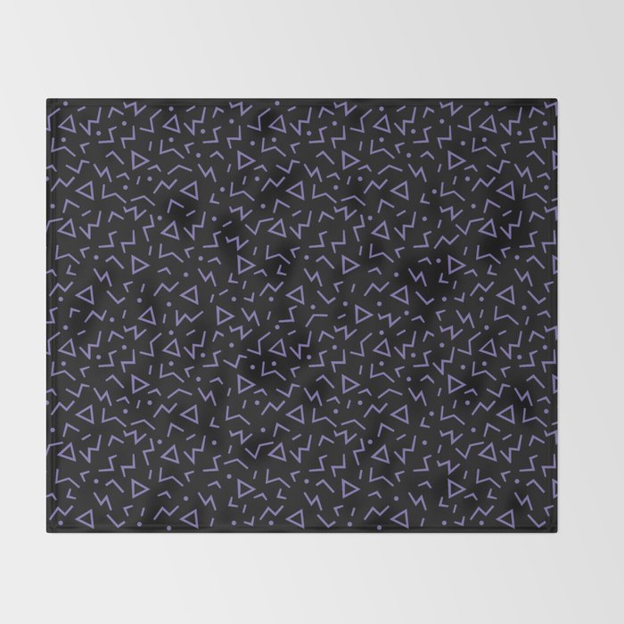 Memphis Pattern 15 - 80s Retro Throw Blanket Gallery Image 2