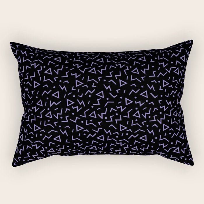 Memphis Pattern 15 - 80s Retro Rectangular Pillow Gallery Image 1