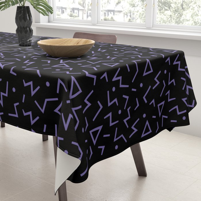 Memphis Pattern 15 - 80s Retro Tablecloth Gallery Image 3