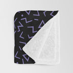 Memphis Pattern 15 - 80s Retro Throw Blanket Gallery Image 3