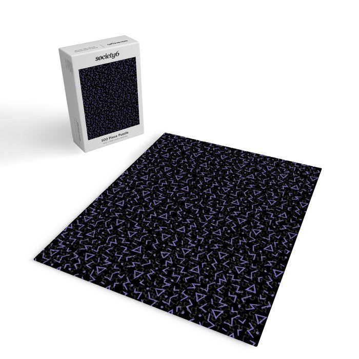 Memphis Pattern 15 - 80s Retro Jigsaw Puzzle Gallery Image 2