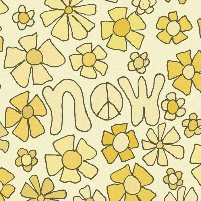 be here now flower power // retro surf art by surfy birdy Coffee Mug Gallery Image 2