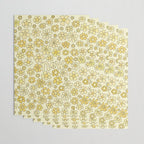 be here now flower power // retro surf art by surfy birdy Wrapping Paper Gallery Image 3