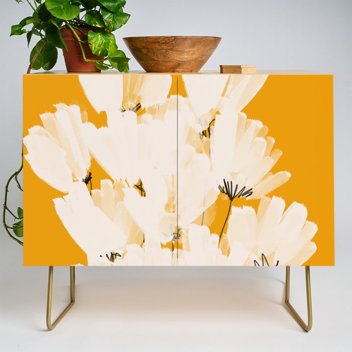 Flowers In Tangerine Credenza Gallery Image 1