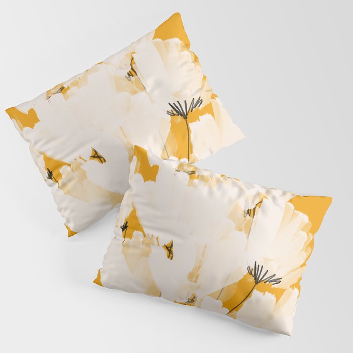 Flowers In Tangerine Pillow Sham Gallery Image 3