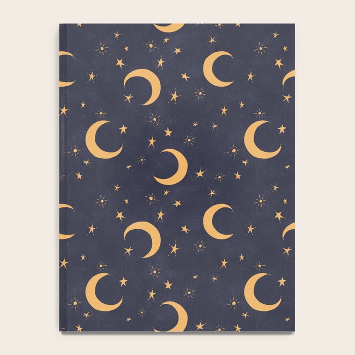 Goodnight Sky - Midnight and gold Notebook Gallery Image 4