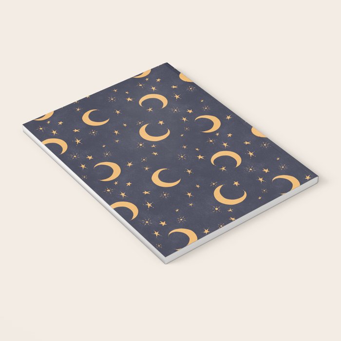 Goodnight Sky - Midnight and gold Notebook Gallery Image 3