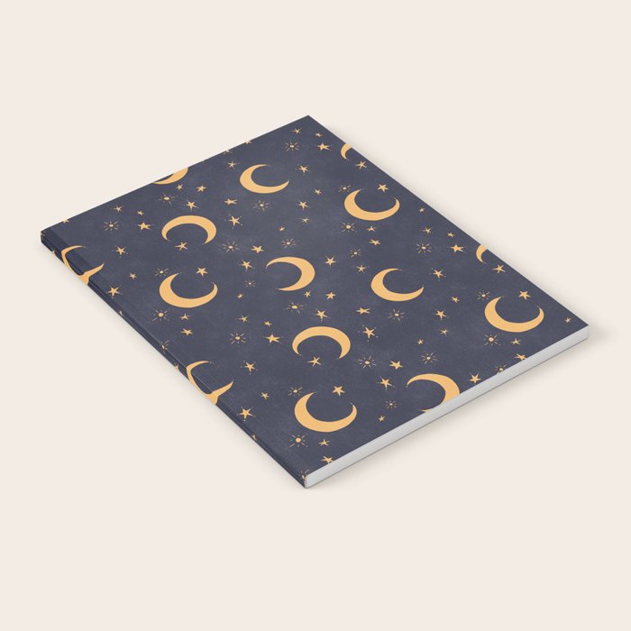Goodnight Sky - Midnight and gold Notebook Gallery Image 2