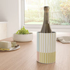 Color Block Line Abstract IX Coastal Beachy Wine Chiller Gallery Image 4
