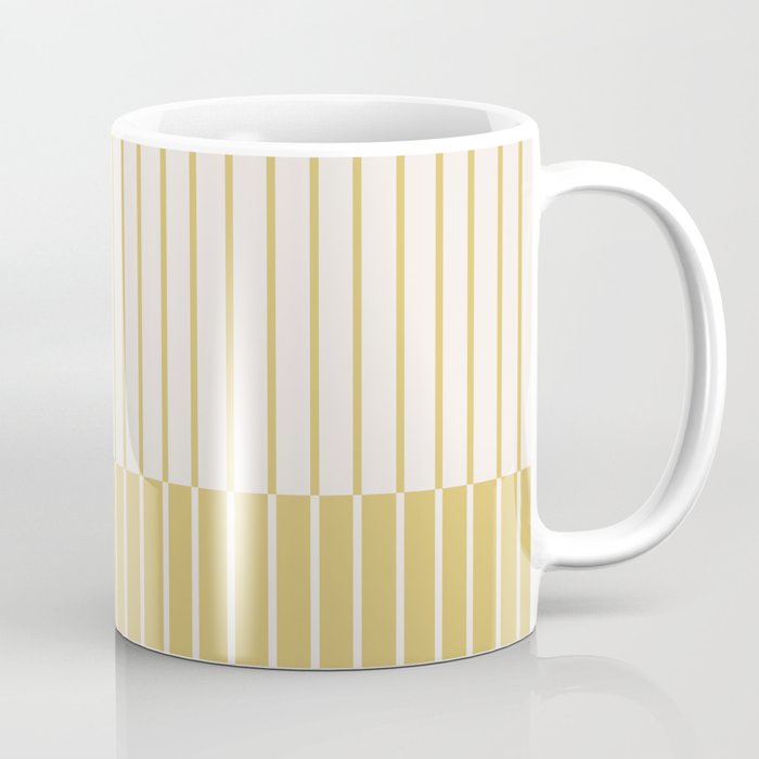 Color Block Line Abstract IX Coastal Beachy Coffee Mug Gallery Image 1