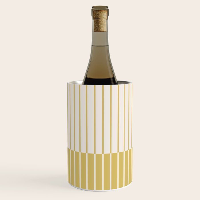 Color Block Line Abstract IX Coastal Beachy Wine Chiller Gallery Image 3