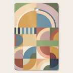 Abstract Bauhaus Geometry Sophisticated Autumn Cutting Board Gallery Image 1