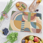 Abstract Bauhaus Geometry Sophisticated Autumn Cutting Board Gallery Image 2