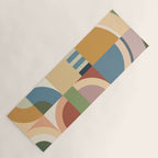 Abstract Bauhaus Geometry Sophisticated Autumn Yoga Mat Gallery Image 1