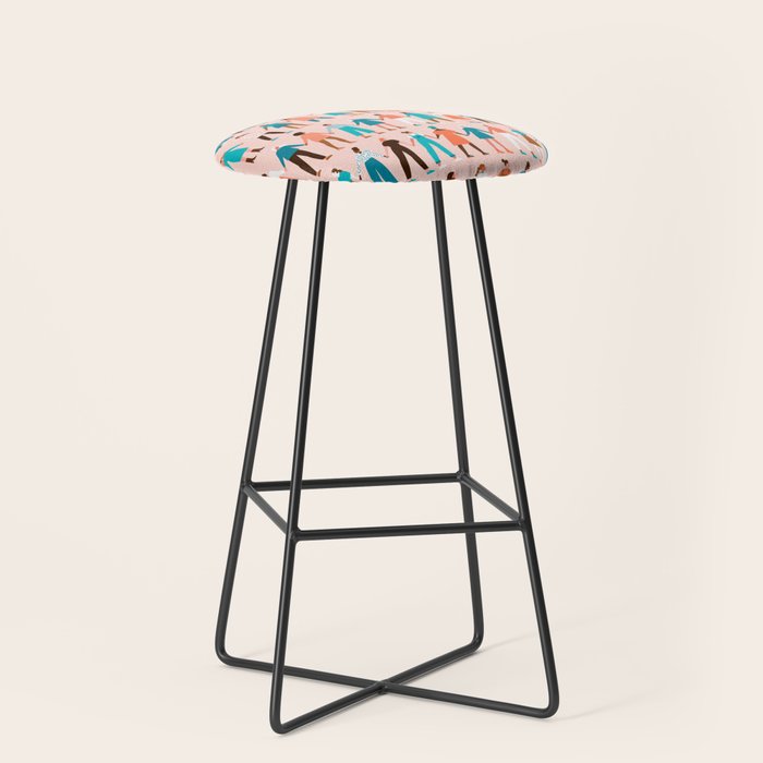 Women empower women feminist illustration collection. International womens day 8 of march graphic Stool Gallery Image 1