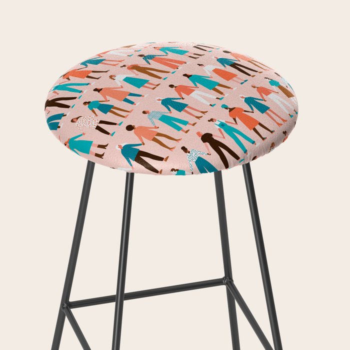 Women empower women feminist illustration collection. International womens day 8 of march graphic Stool Gallery Image 2