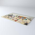 Anna Mary Robertson 'Grandma' Moses Thanksgiving American Folk Art Rug Gallery Image 3
