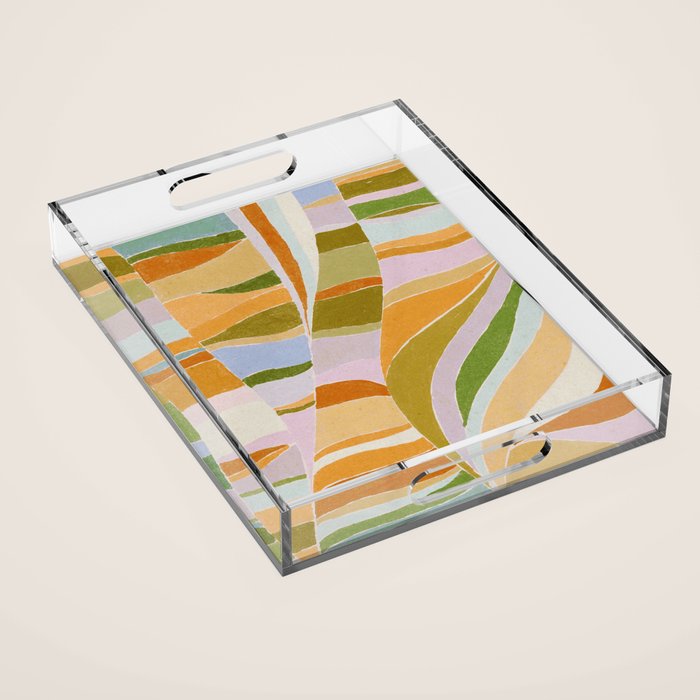 Colorful Flow Acrylic Tray Gallery Image 1