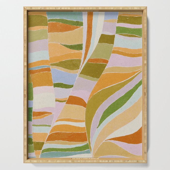 Colorful Flow Serving Tray Gallery Image 1