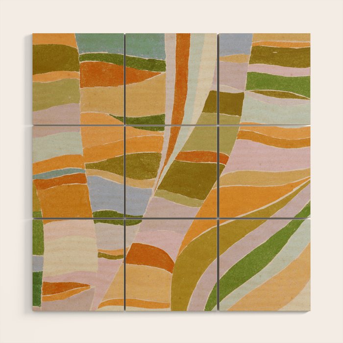 Colorful Flow Wood Wall Art Gallery Image 1