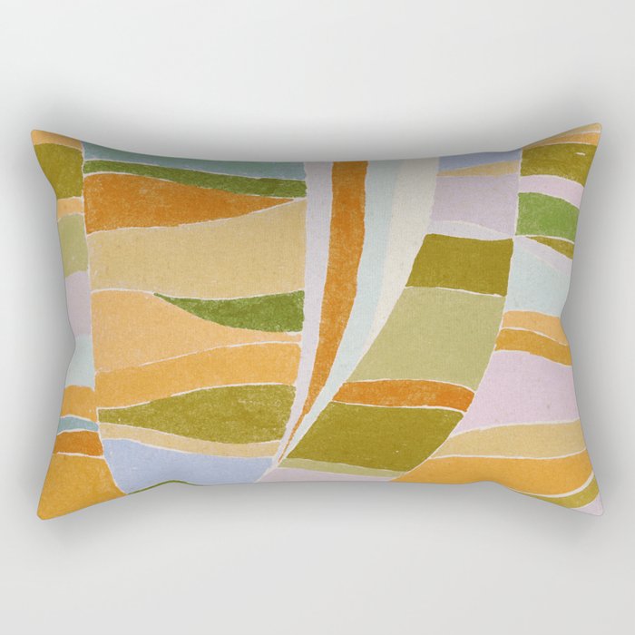 Colorful Flow Rectangular Pillow Gallery Image 1