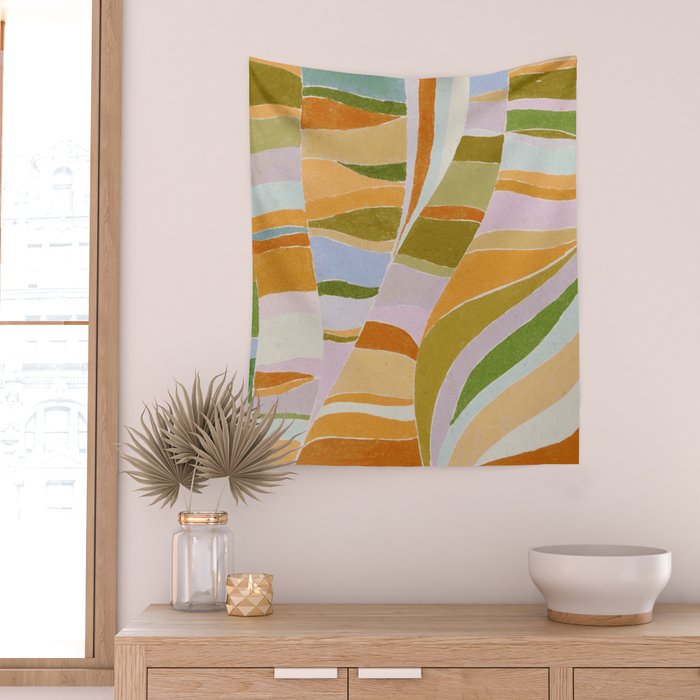 Colorful Flow Wall Tapestry Gallery Image 2