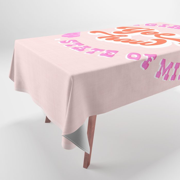 Yee Haw Cowgirl State of Mind Tablecloth Gallery Image 1