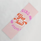 Yee Haw Cowgirl State of Mind Yoga Mat Gallery Image 1