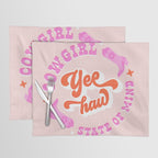 Yee Haw Cowgirl State of Mind Placemat Gallery Image 1