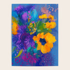 Bouquet In Blue Poster Gallery Image 4