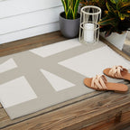 Neutral Abstract 3B Outdoor Rug Gallery Image 2