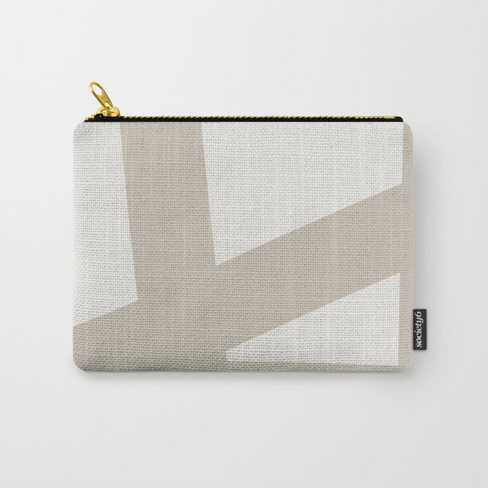 Neutral Abstract 3B Carry All Pouch Gallery Image 1