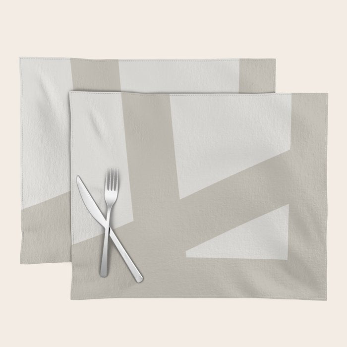 Neutral Abstract 3B Placemat Gallery Image 1
