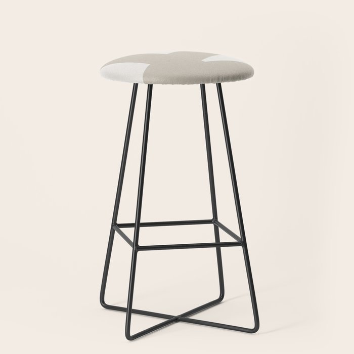 Neutral Abstract 3B Stool Gallery Image 1